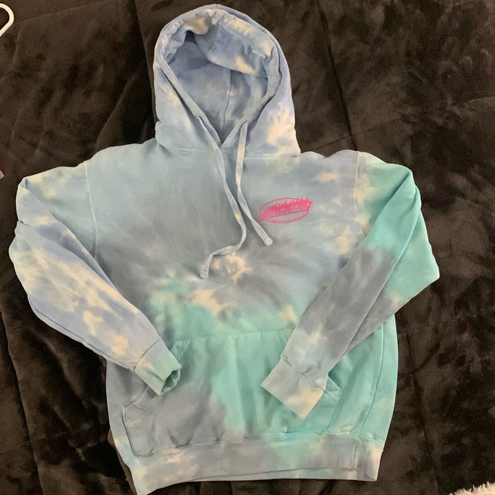 A tie dyed Sweatshirt By Santa Cruz